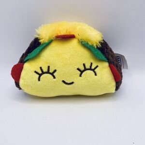 Taco Plush 3.5" Tall Kawaii Cute‎ BMI Merchandise Fuzzy PLUMFP Smiling 2021